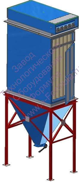 Рукавный фильтр с импульсной продувкой Завод Формула