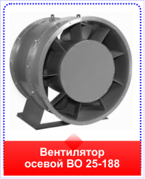 Вентилятор осевой ВО 25-188